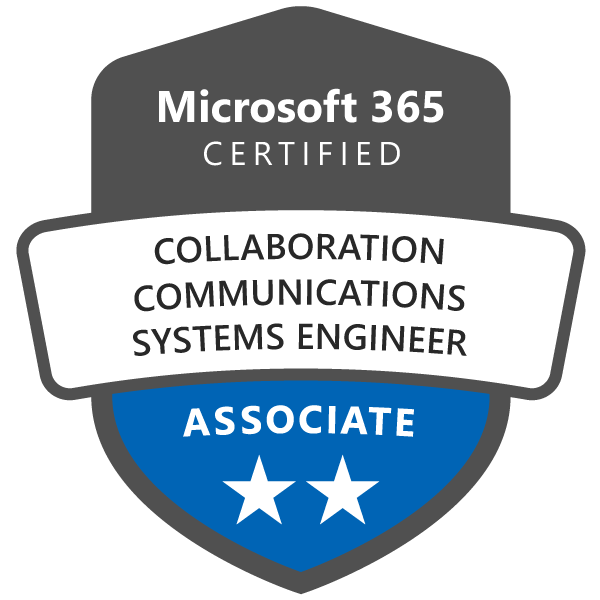  MS-721 Collaboration Communications Systems Engineer Associate